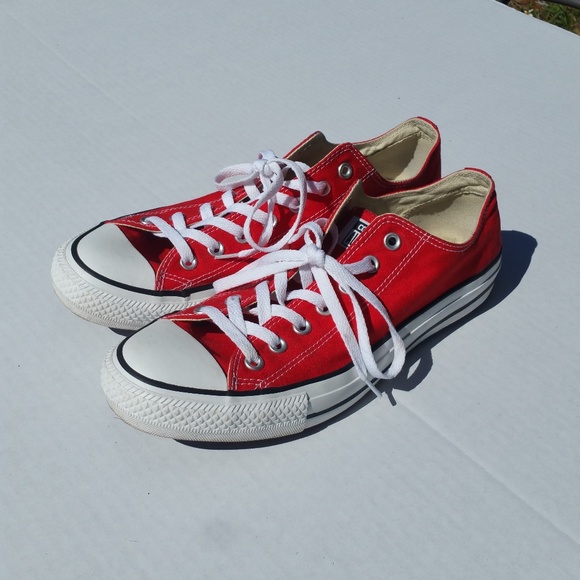 Converse Other - Red Converse low-tops